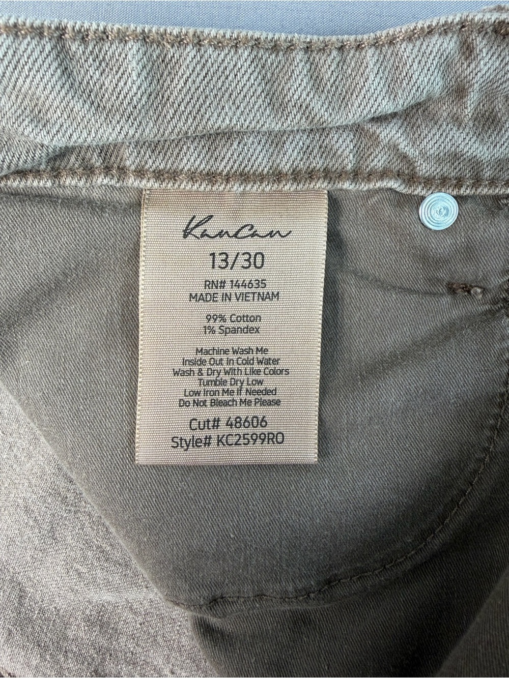 Women’s KanCan Rosanne High Rise Barrel Fit Bermuda Shorts Size 30 - Picture 11 of 12